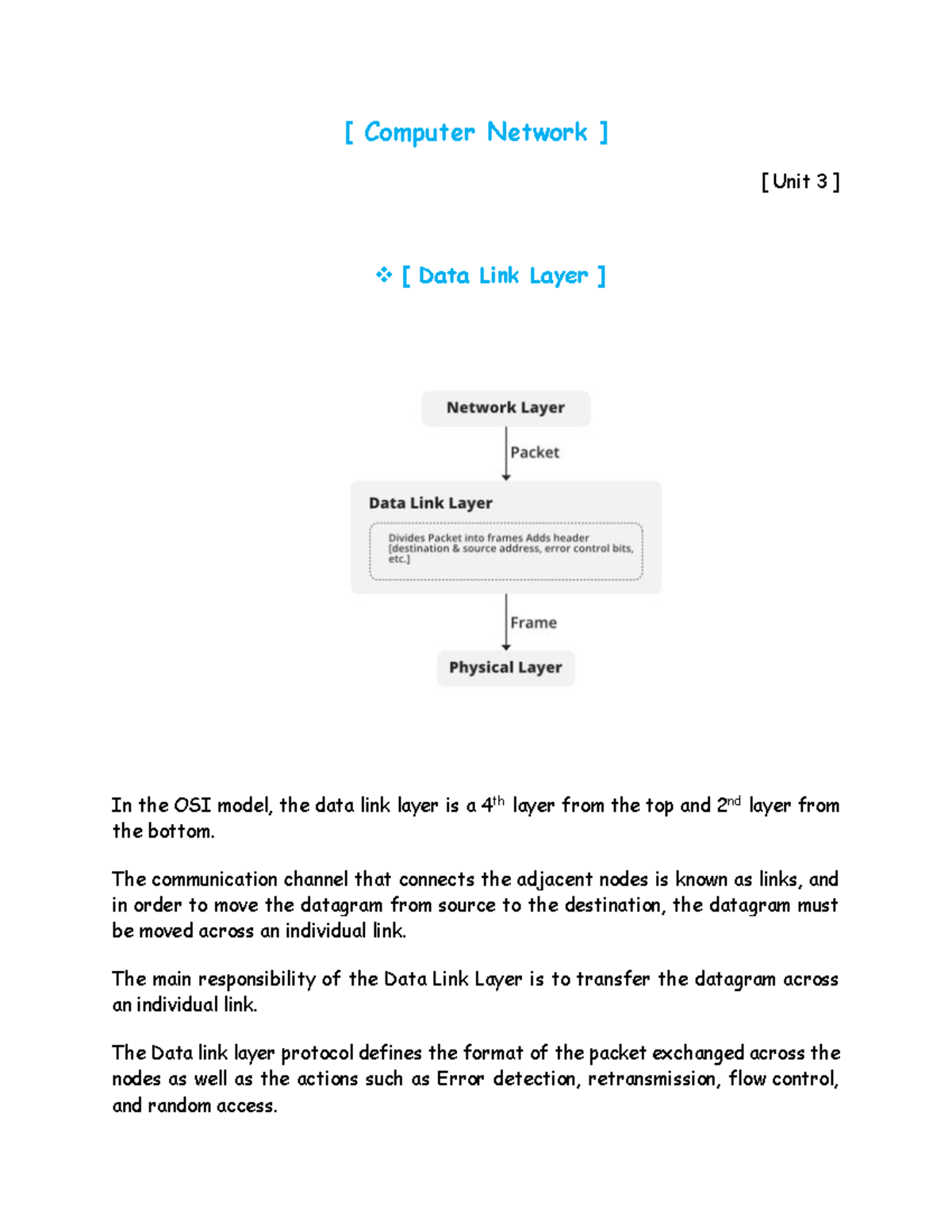 Computer Networks - The communication channel that connects the ...