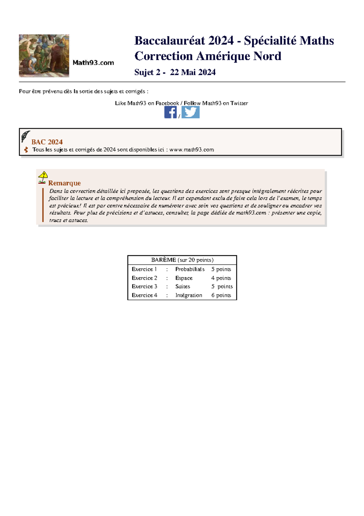 Bac 2024 Maths Am Nord-Sujet 2 Math93-corr - Baccalauréat 2024 ...