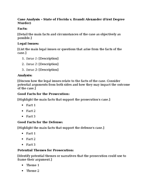 Sample Argument - Appellant - Law 685 - Studocu