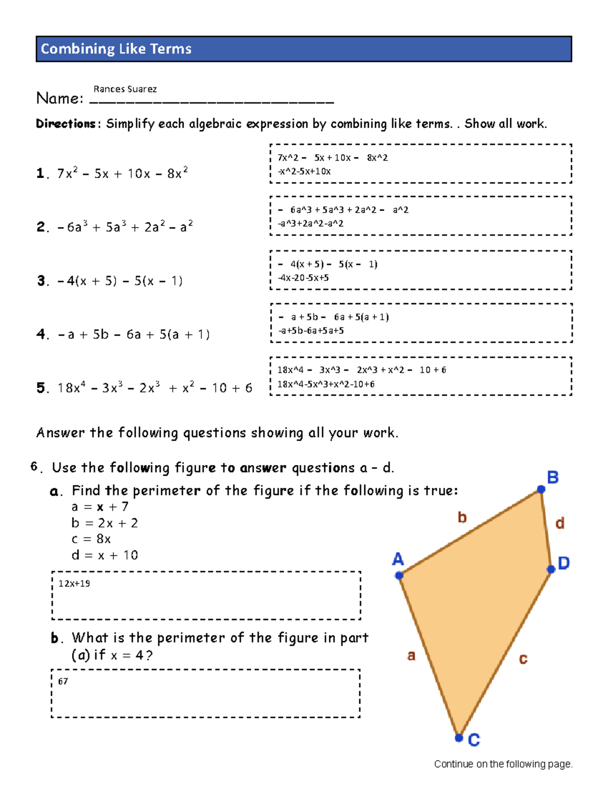 combining-like-terms-worksheet-7x-2-5x-10x-8x-2-6a-3-5a-3