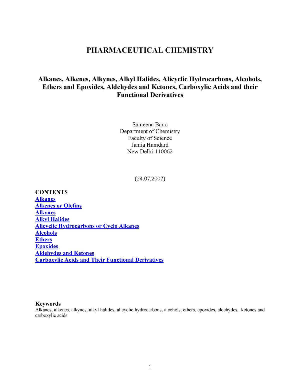 pharmaceutical chemistry assignment pdf