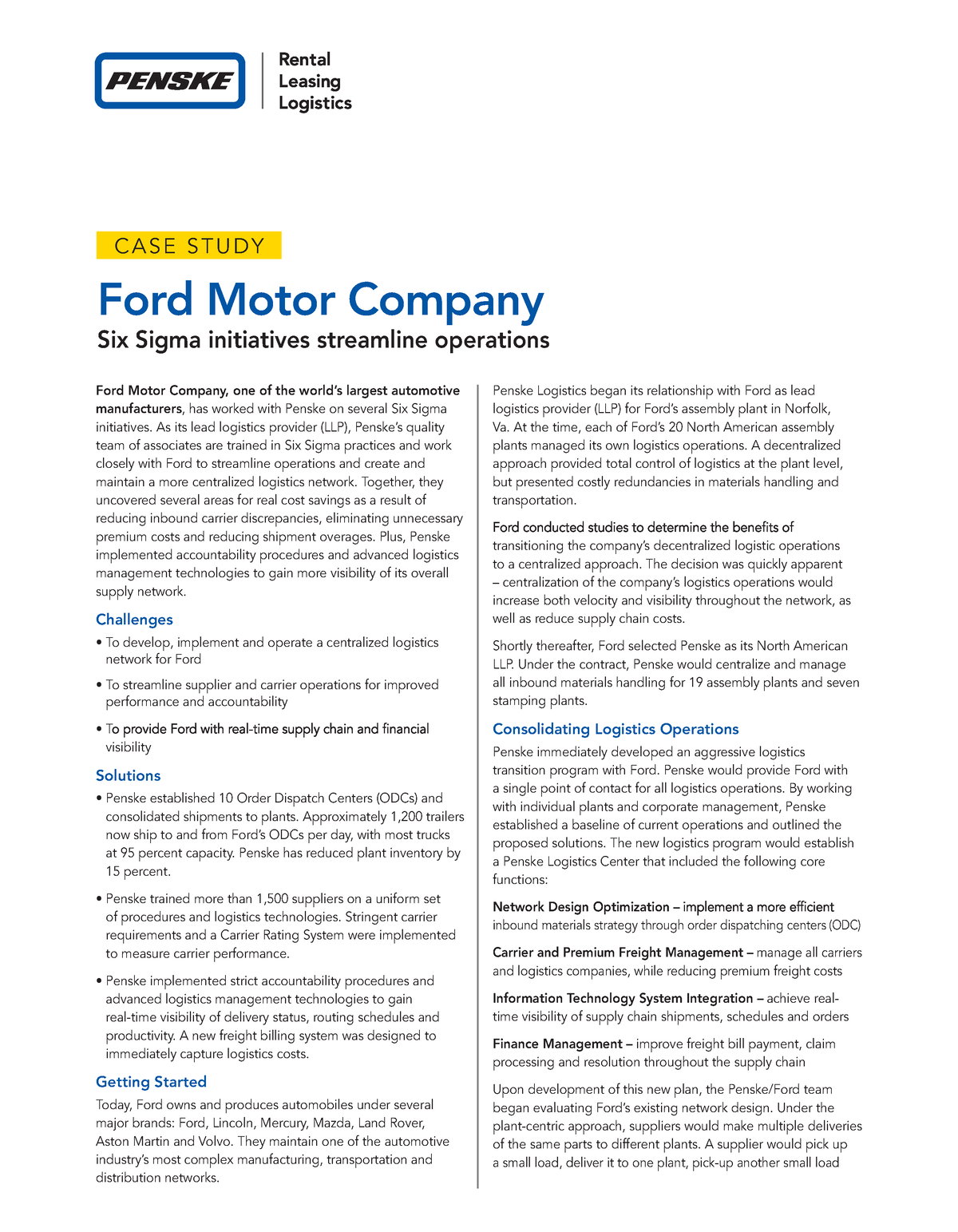 ford's toxic waste case study