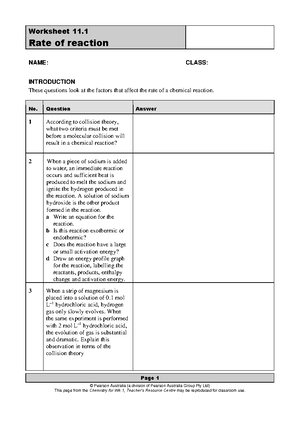 Nelson Net Equilibrium Test - CHEM12 - Studocu