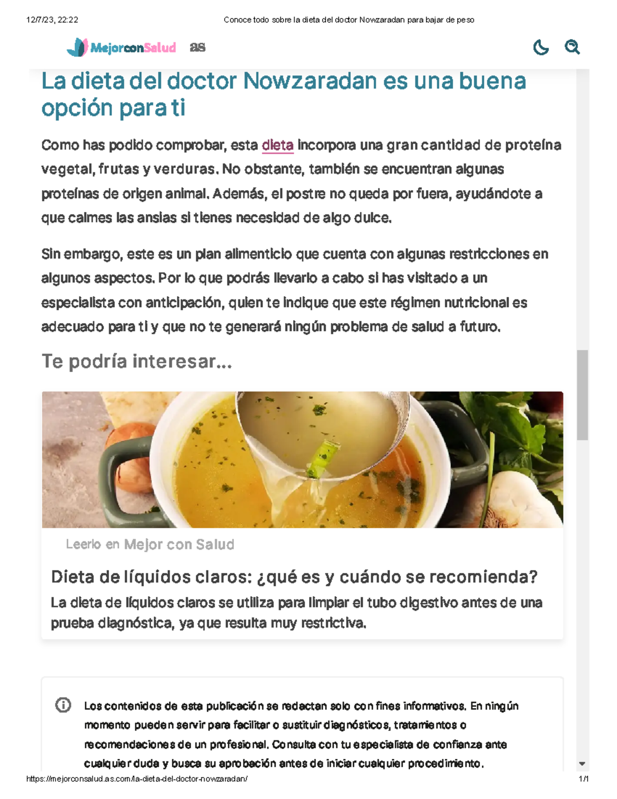 Conoce todo sobre la dieta del doctor Nowzaradan para bajar de peso