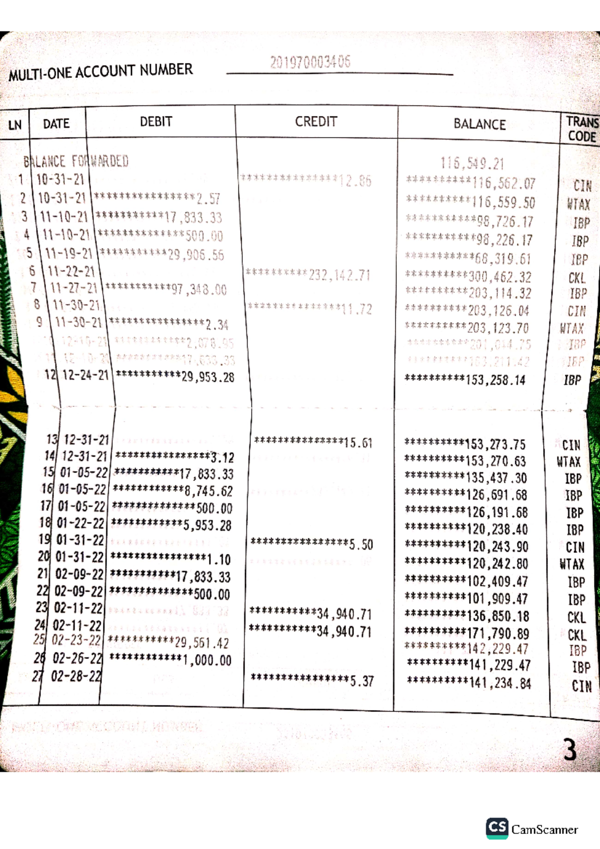 UCPB SAMPLE UCPB PASSBOOK Accountancy CamScanner CamScanner Studocu