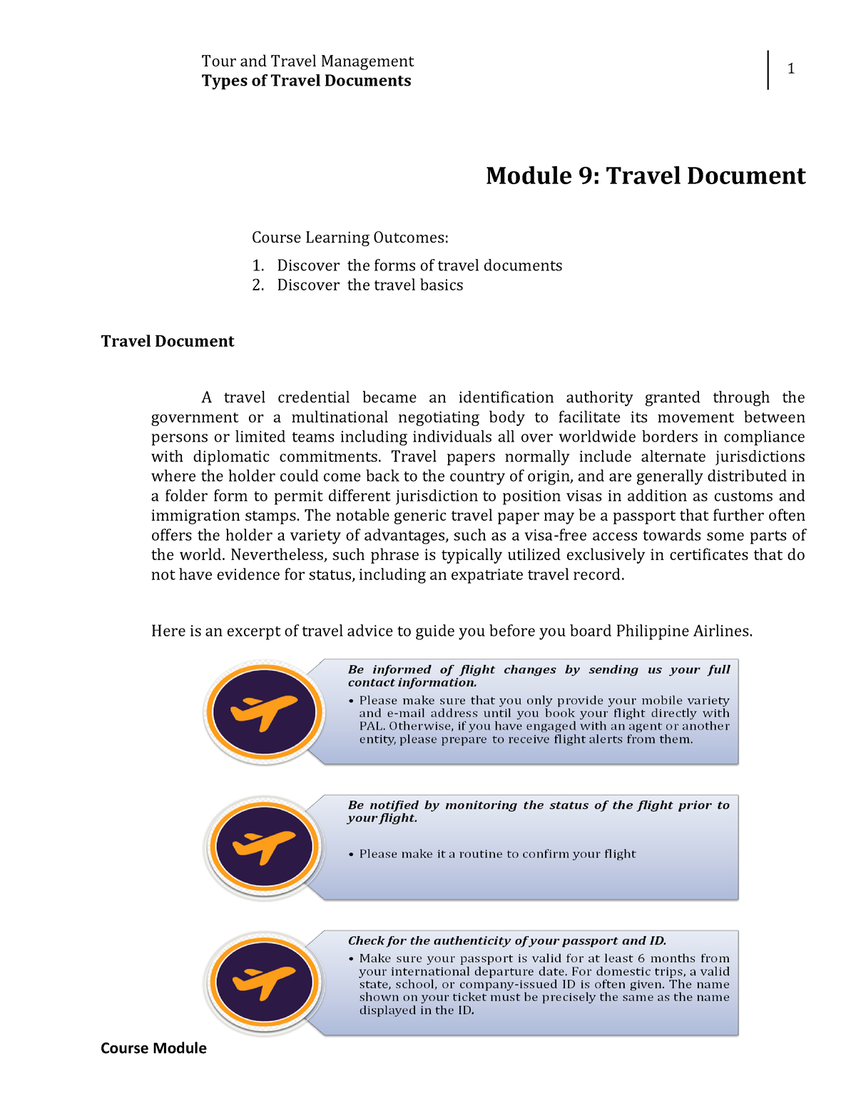 tour and travel management essay