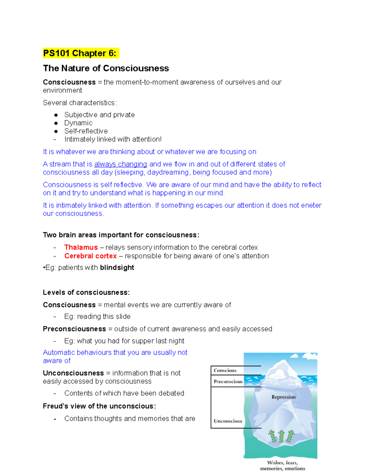 PS101 Chapter 6 Lecture Notes - PS101 Chapter 6: The Nature of ...