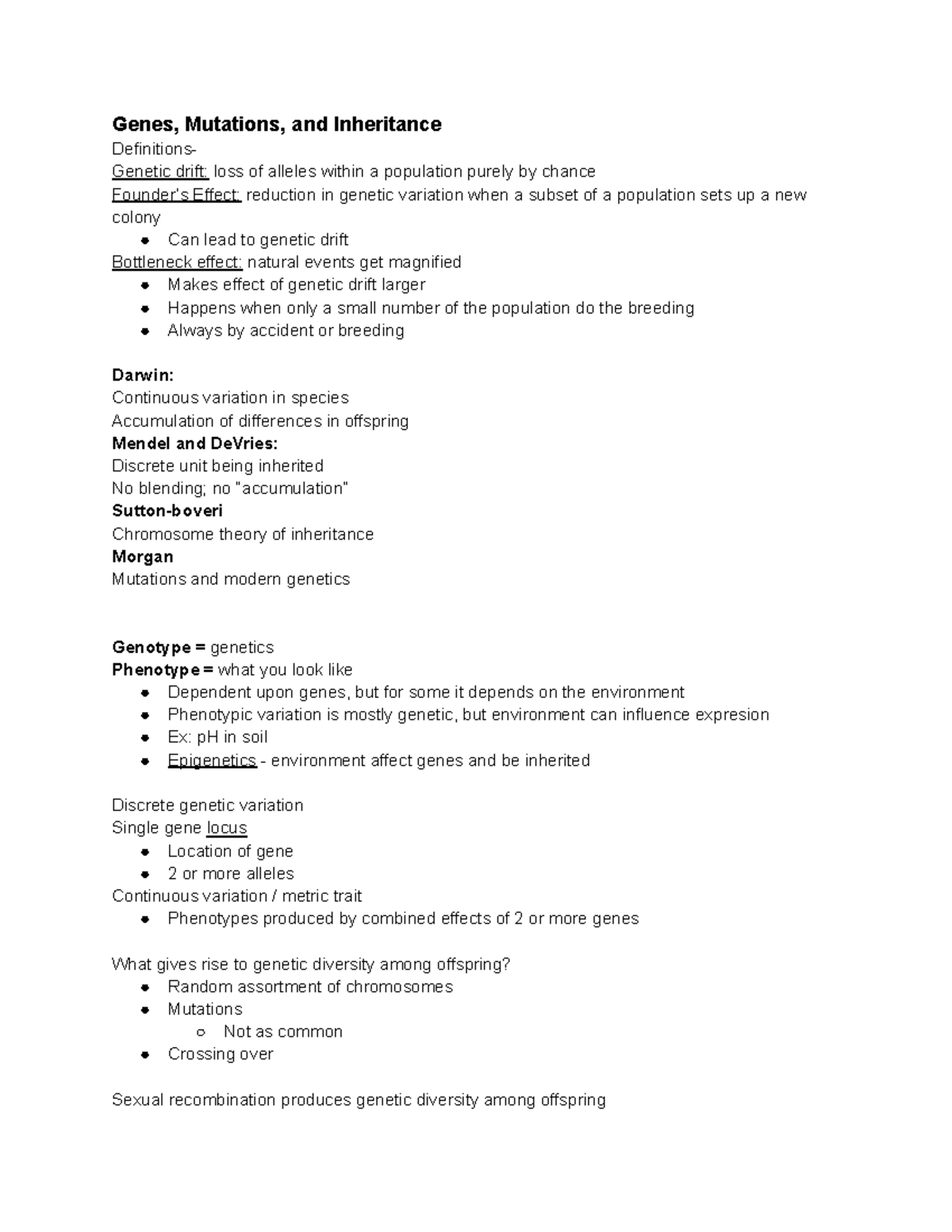 Ch 19 Evolution of Populations & Population Genetics - Genes, Mutations ...