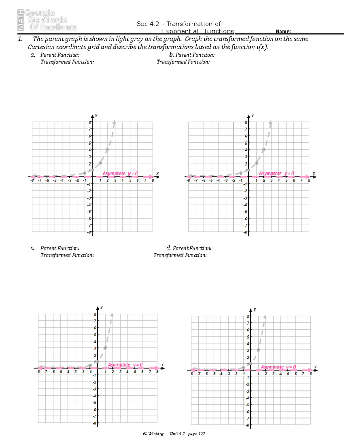 Section 4-02-Expntl-Trnsfrms - Sec 4 – Transformation of Exponential ...