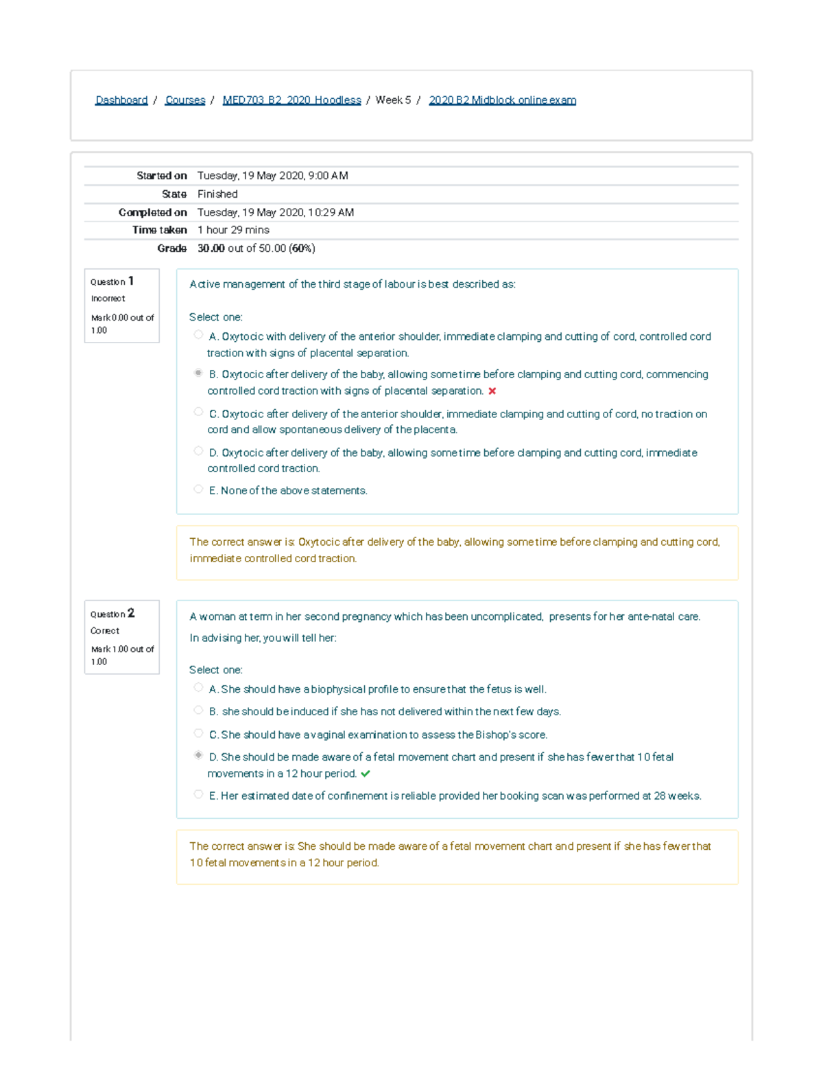 Quiz 2 - quiz 2 - Dashboard/ Courses/ MED703_B2_2020_Hoodless/Week 5/ ...