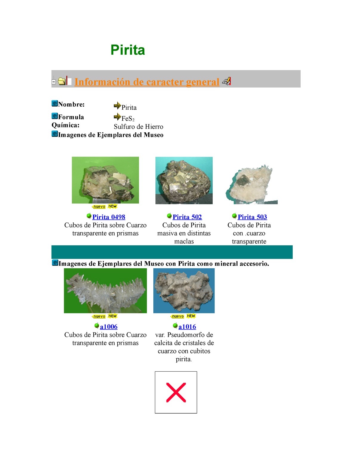 estructura cristalina de pirita