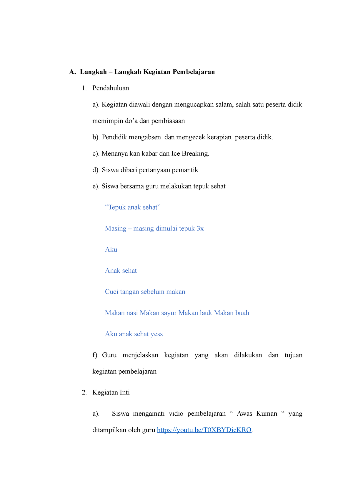 Modul AJAR B. Indonesia - A. Langkah – Langkah Kegiatan Pembelajaran 1 ...