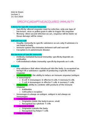 6 - red blood cells - lecture notes - Red Blood cells Red blood cells ...