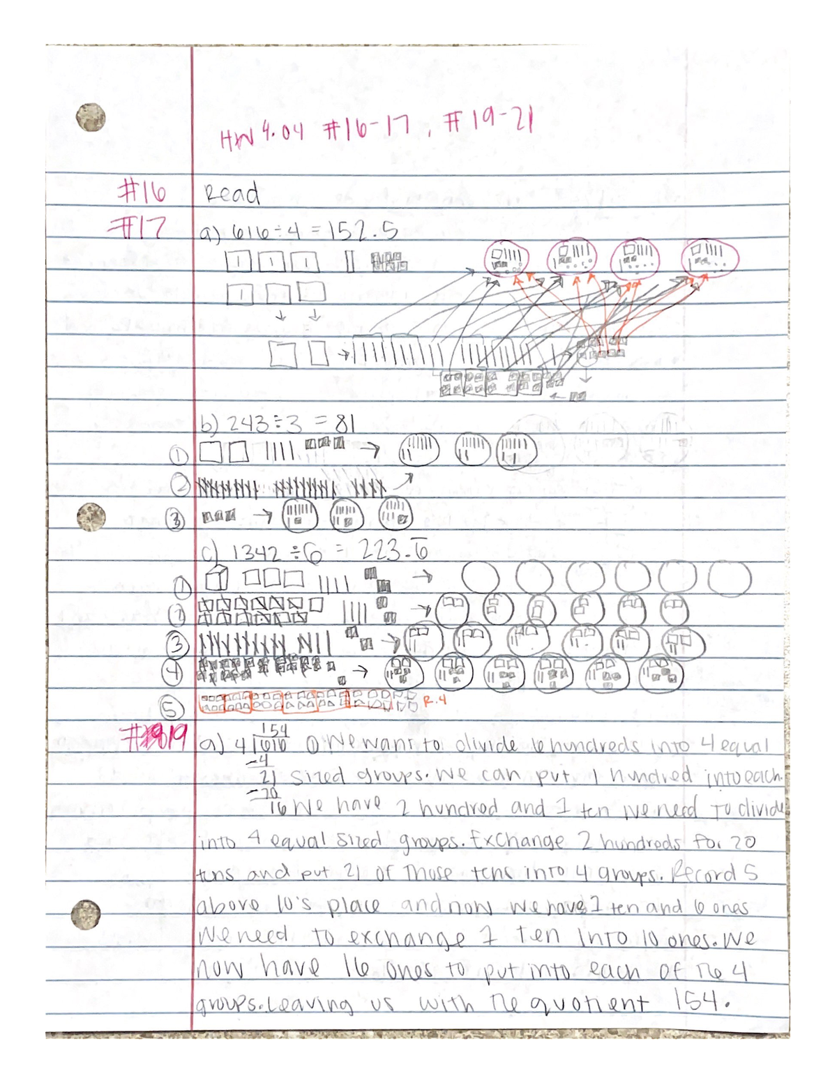 my homework lesson 4 adjust quotients