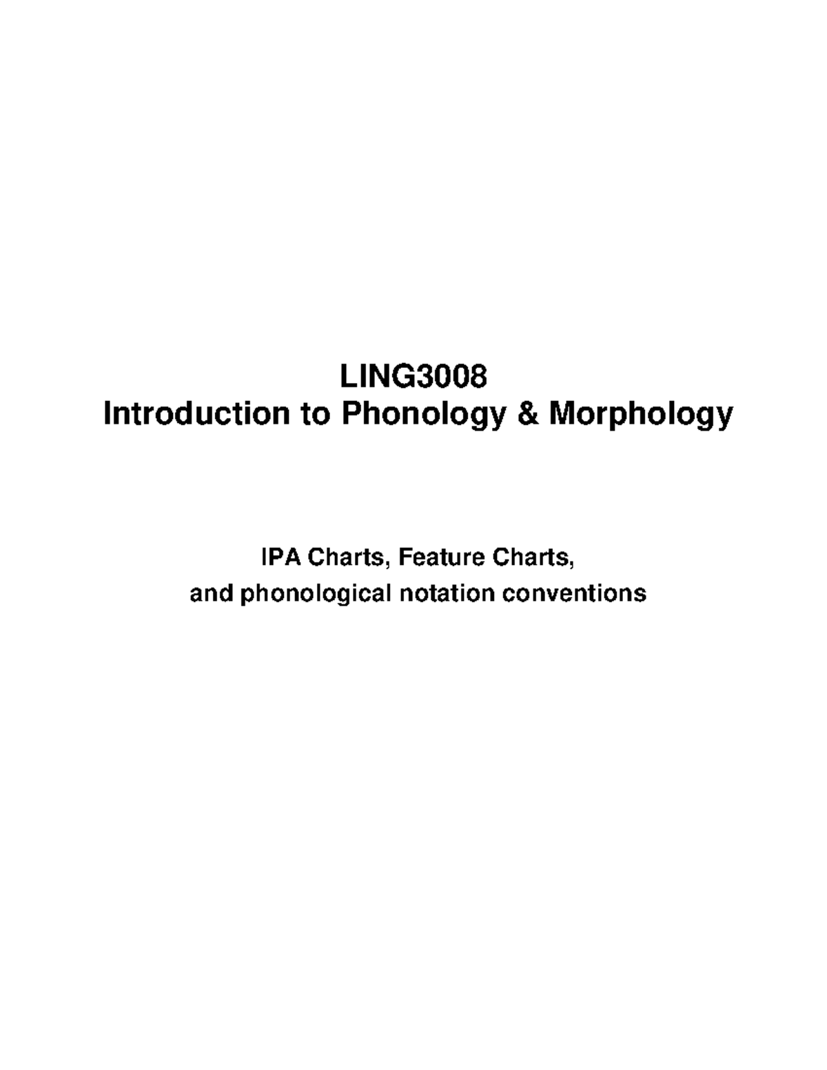 LING3008 2022 Charts and tables - LING Introduction to Phonology ...