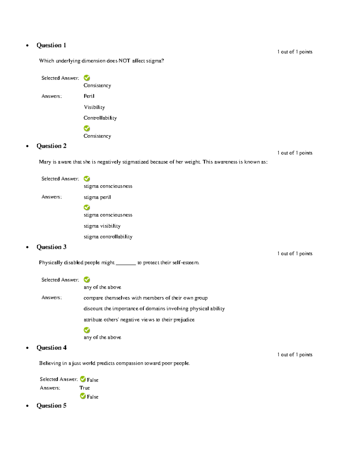 Chapter 11 Quiz - Weekly Quiz - Question 1 1 out of 1 points Which ...