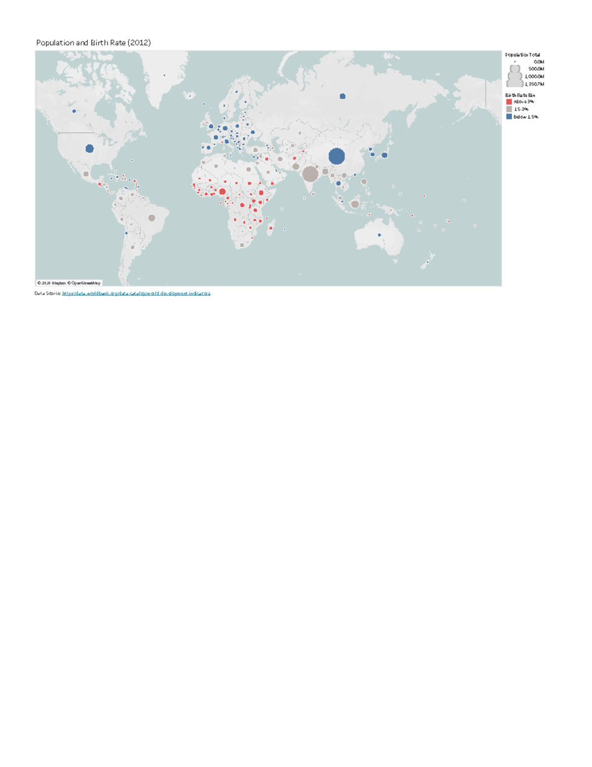 World Indicators - ####### © 2024 Mapbox © OpenStreetMap Population and