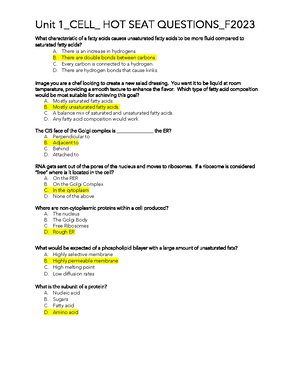 CELL Biology EXAM 1 Outline-1 - CELL EXAM 1 I. What Is A Cell? A. B ...