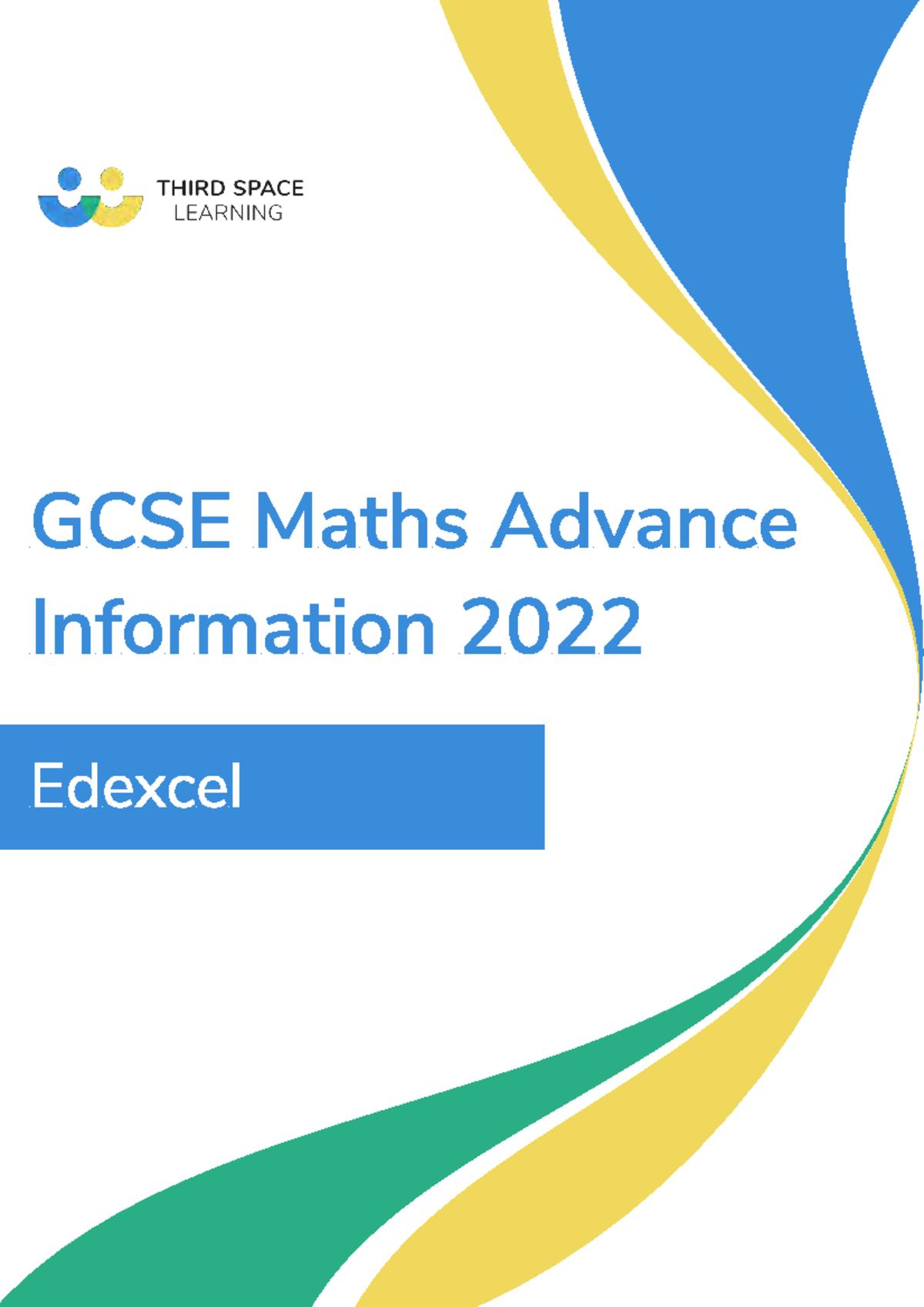 Edexcel GCSE Maths Advance Information 2022 - You may photocopy this ...