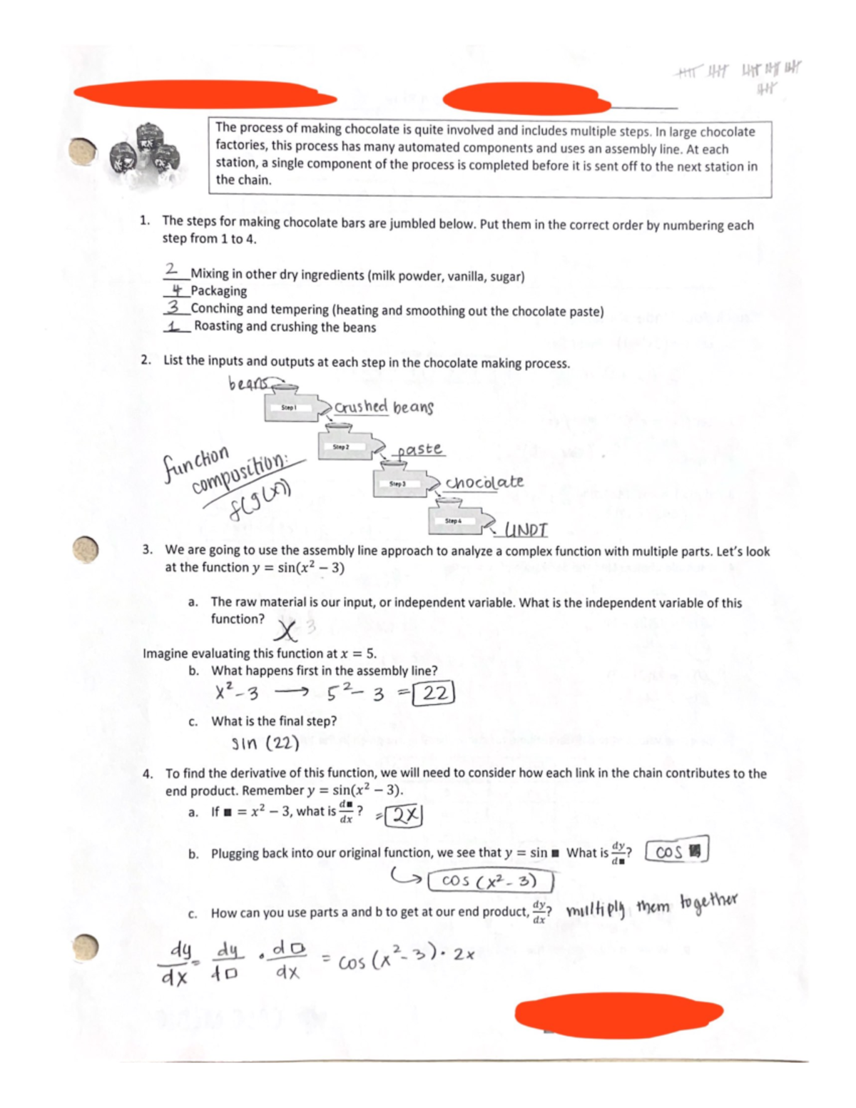 Calculus 1 All About The Chain Rule - MA 1713 - Studocu