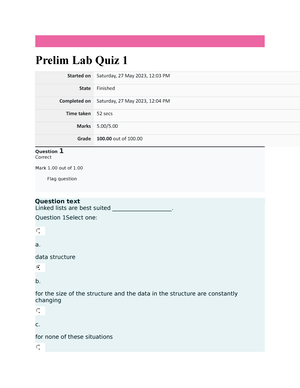 Final EXAM UGRD ITE6202B Data Structure And Algorithms - UGRD-ITE6202B ...