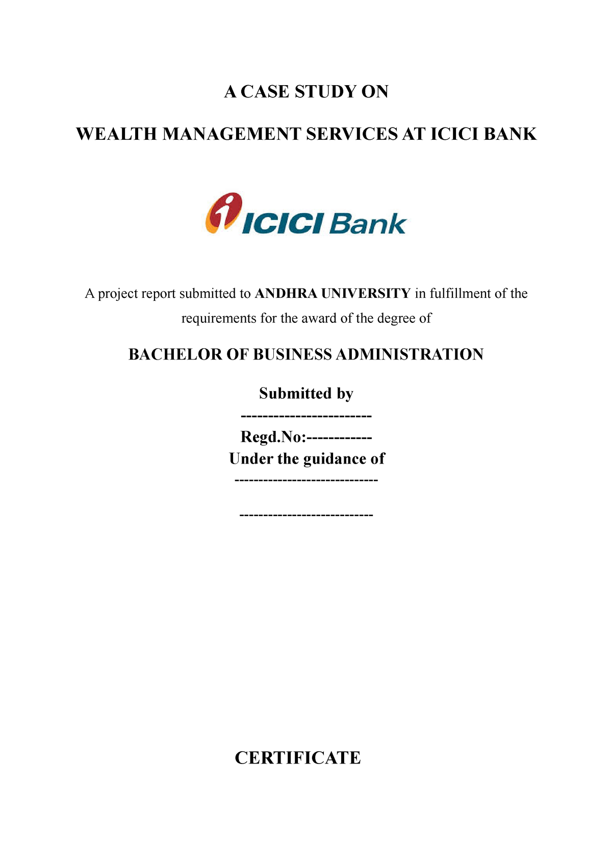 Wealth Manager In Icici Bank