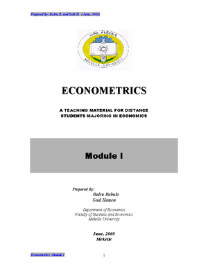 Macroeconomics I Module NW - JIMMA UNIVERSITY DEPARTMENT OF ECONOMICS ...