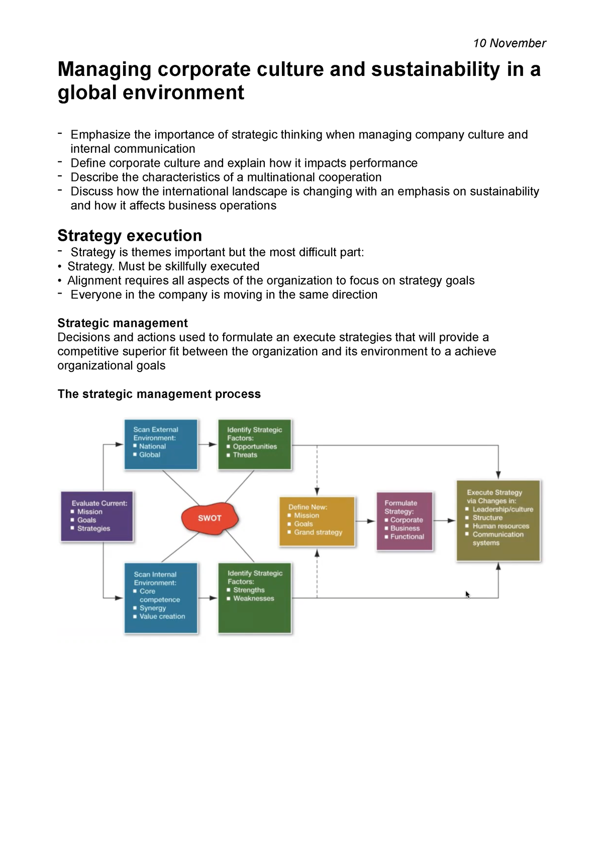 Managing Corporate Culture And Sustainability In A Global Environment ...