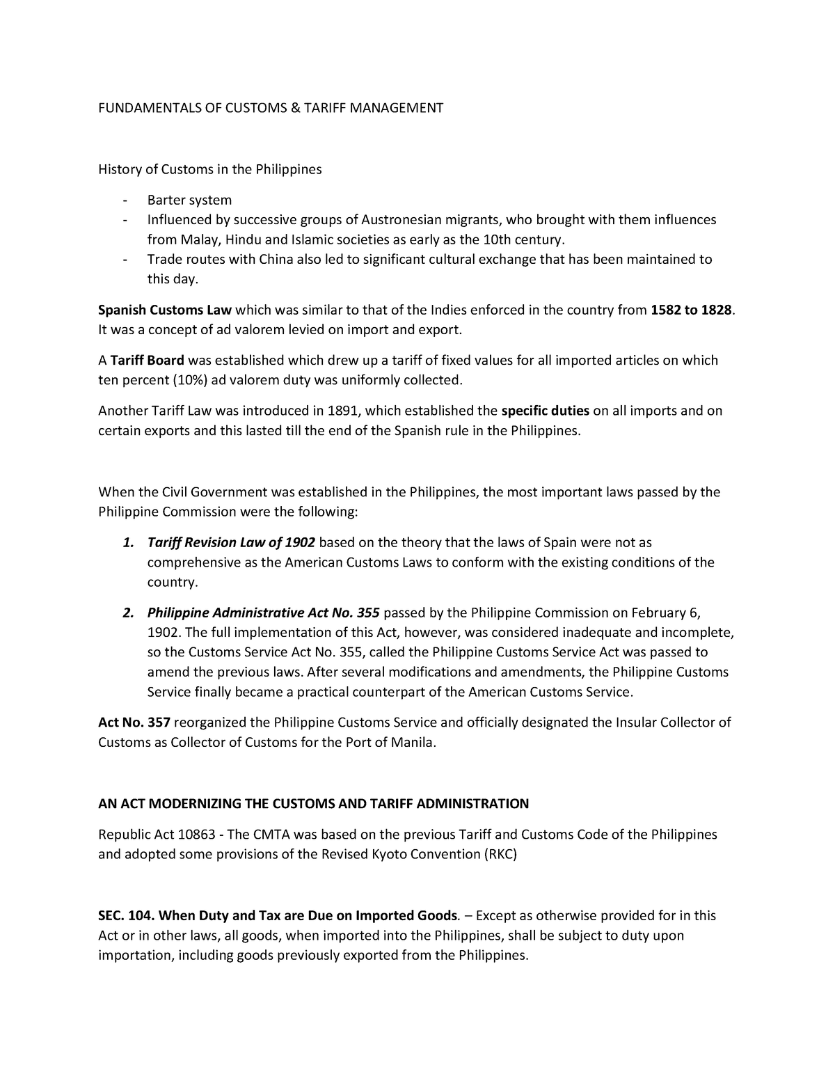 fundamentals-of-customs-fundamentals-of-customs-tariff-management