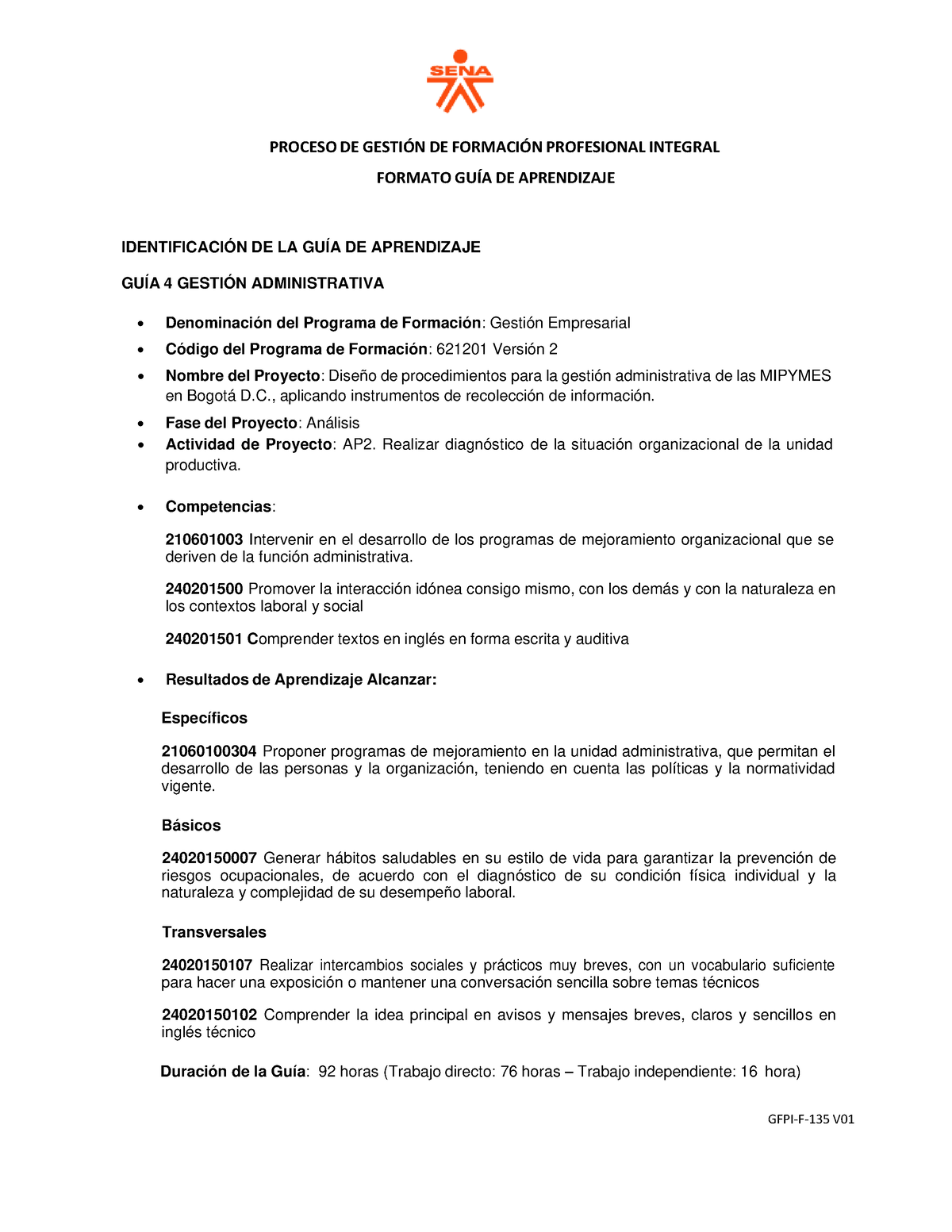 Guia 4 - PROCESO DE GESTI”N DE FORMACI”N PROFESIONAL INTEGRAL FORMATO ...