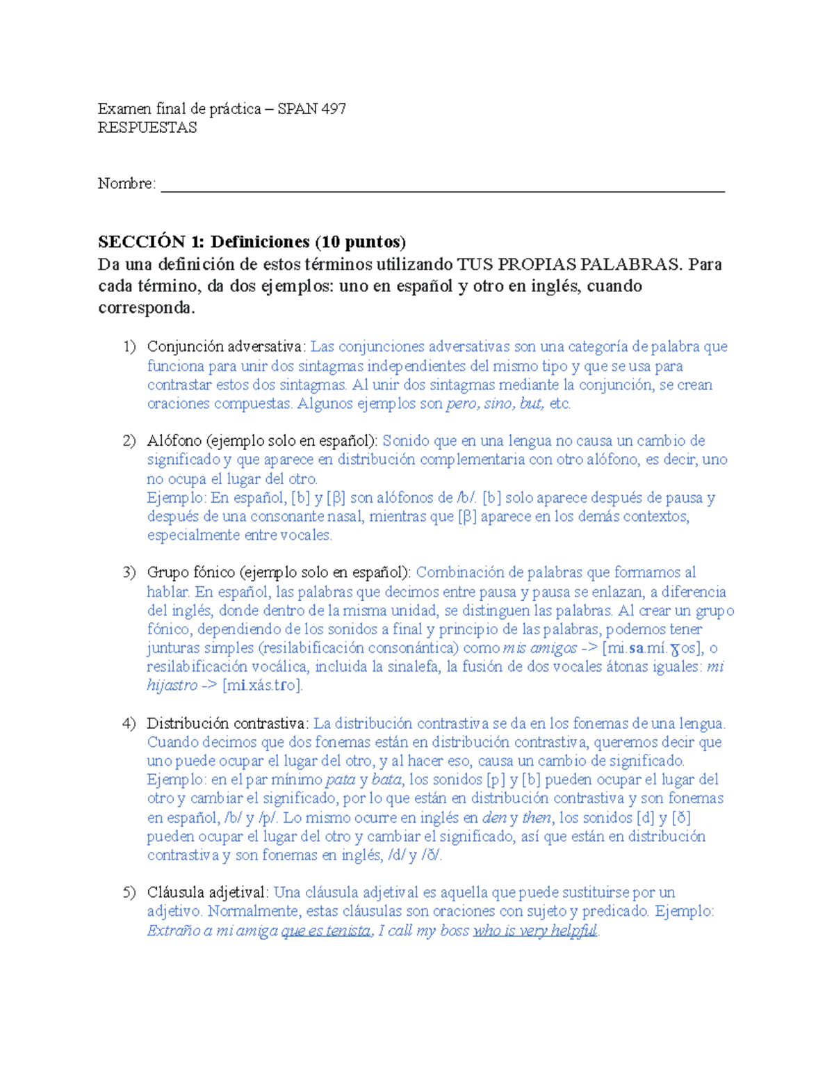 Examen Final De Práctica - Respuestas - Examen Final De Práctica – SPAN ...