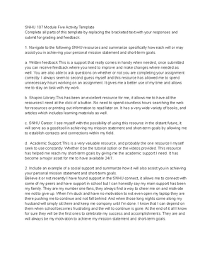 SNHU 107 Module Three Activity Template - SNHU 107 Module Three ...