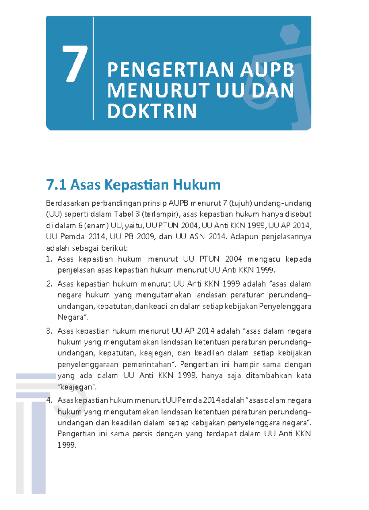 Penjelasan Hukum ASAS ASAS UMUM Pemerintahan YANG BAIK 21 - 7 Asas ...