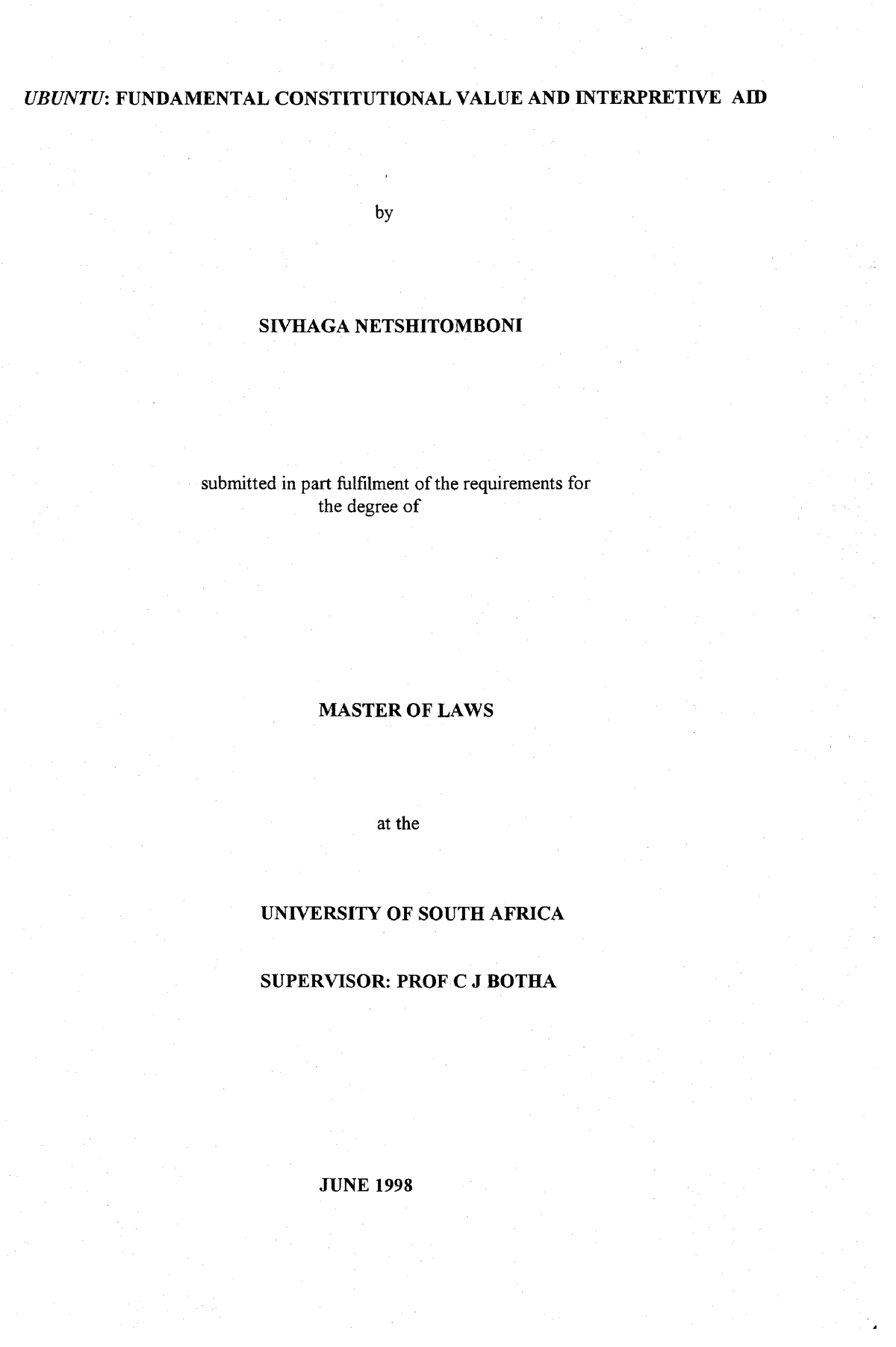 43174989 - Historic Foundations Of South African Law Study Material ...