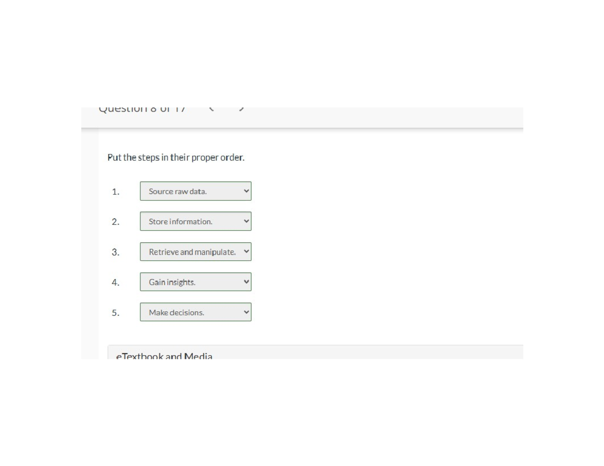 Acc 311 Module 3-2 - 100% - ACC-311 - Question OUT Put the steps in ...