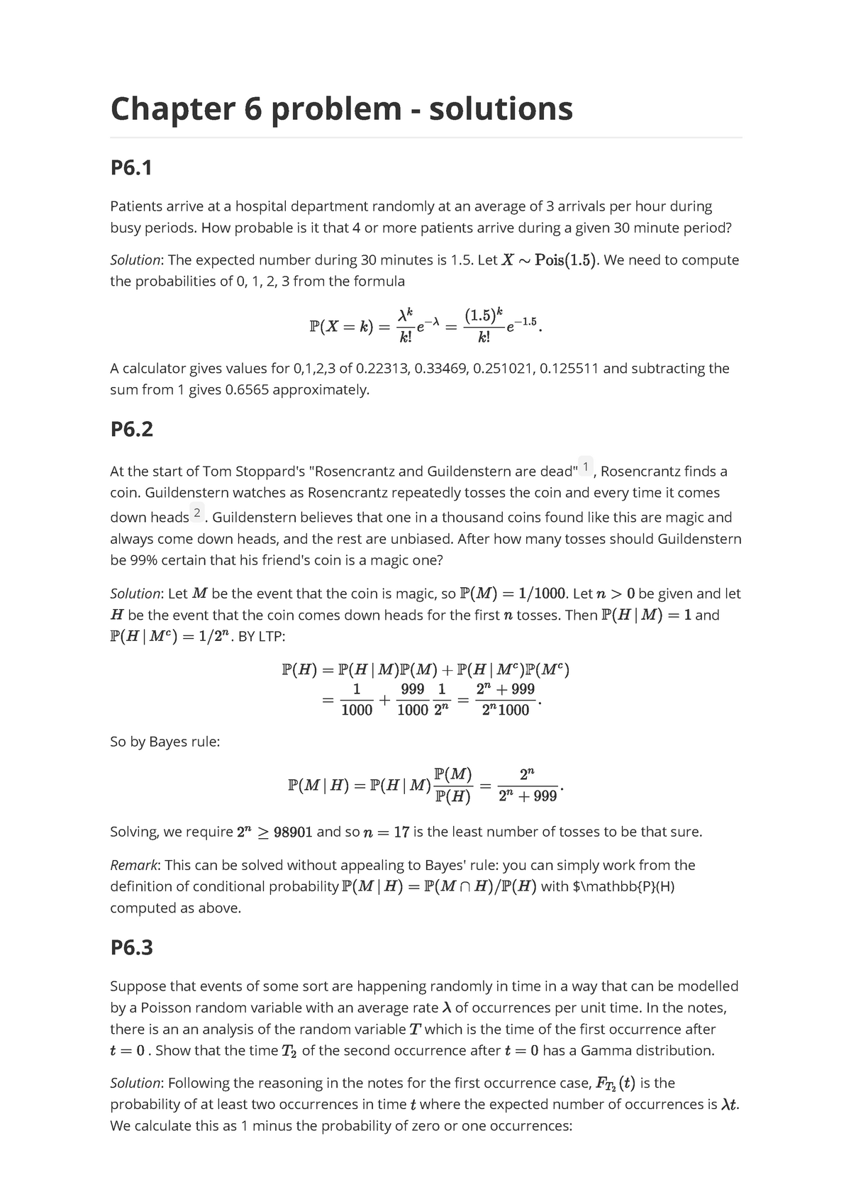 week-6-problems-sol-chapter-6-problem-solutions-p6-patients-arrive