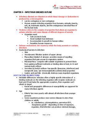 Pathology Chapter 1 Questions - Pathology Chapter 1 Questions 1) When ...