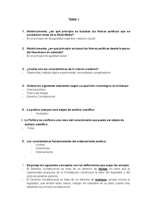 TEMA 1 TEORIA DEL ESTADO - TEMA 1: TEORÍA DEL ESTADO Y DERECHO ...