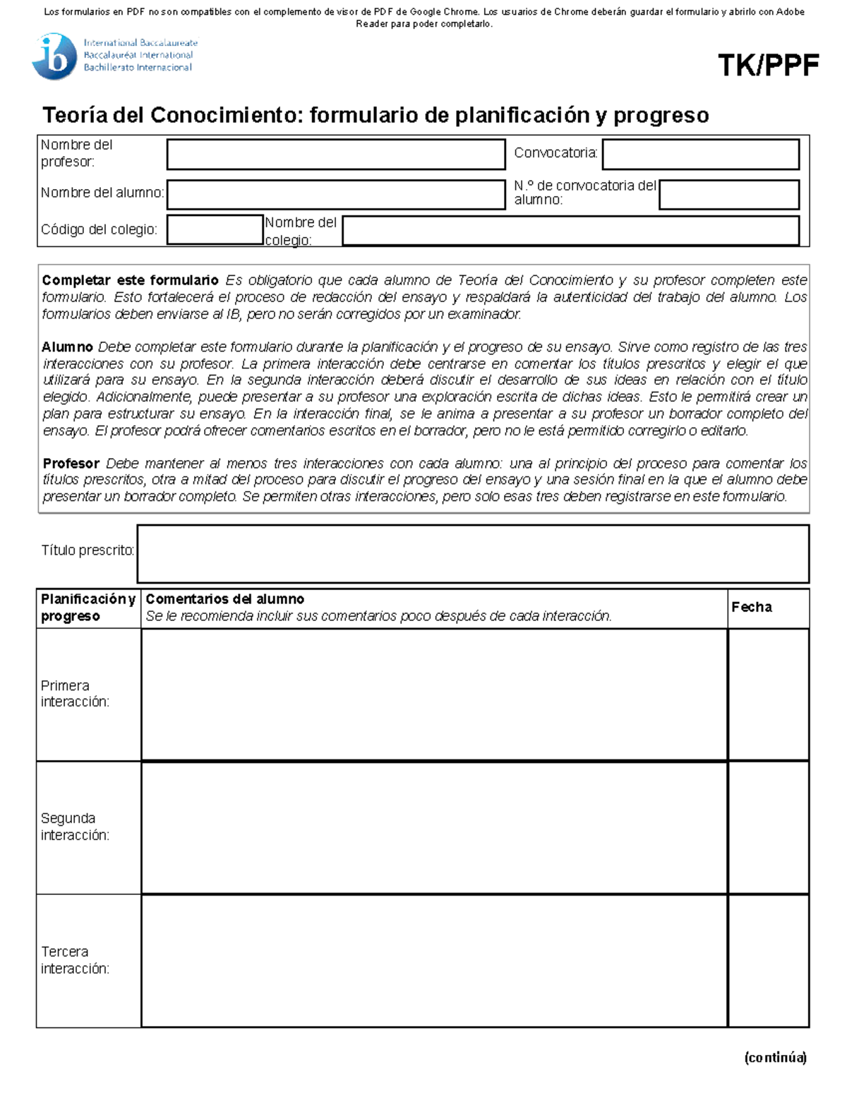 Documento-para-ensayo - TK/PPF Teoría del Conocimiento: formulario de ...