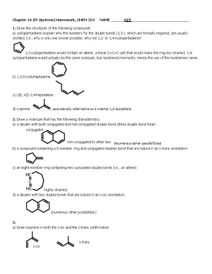 Lab Report Organic Chemistry Experiment 5 - CHEM 224.RC - Hunter ...