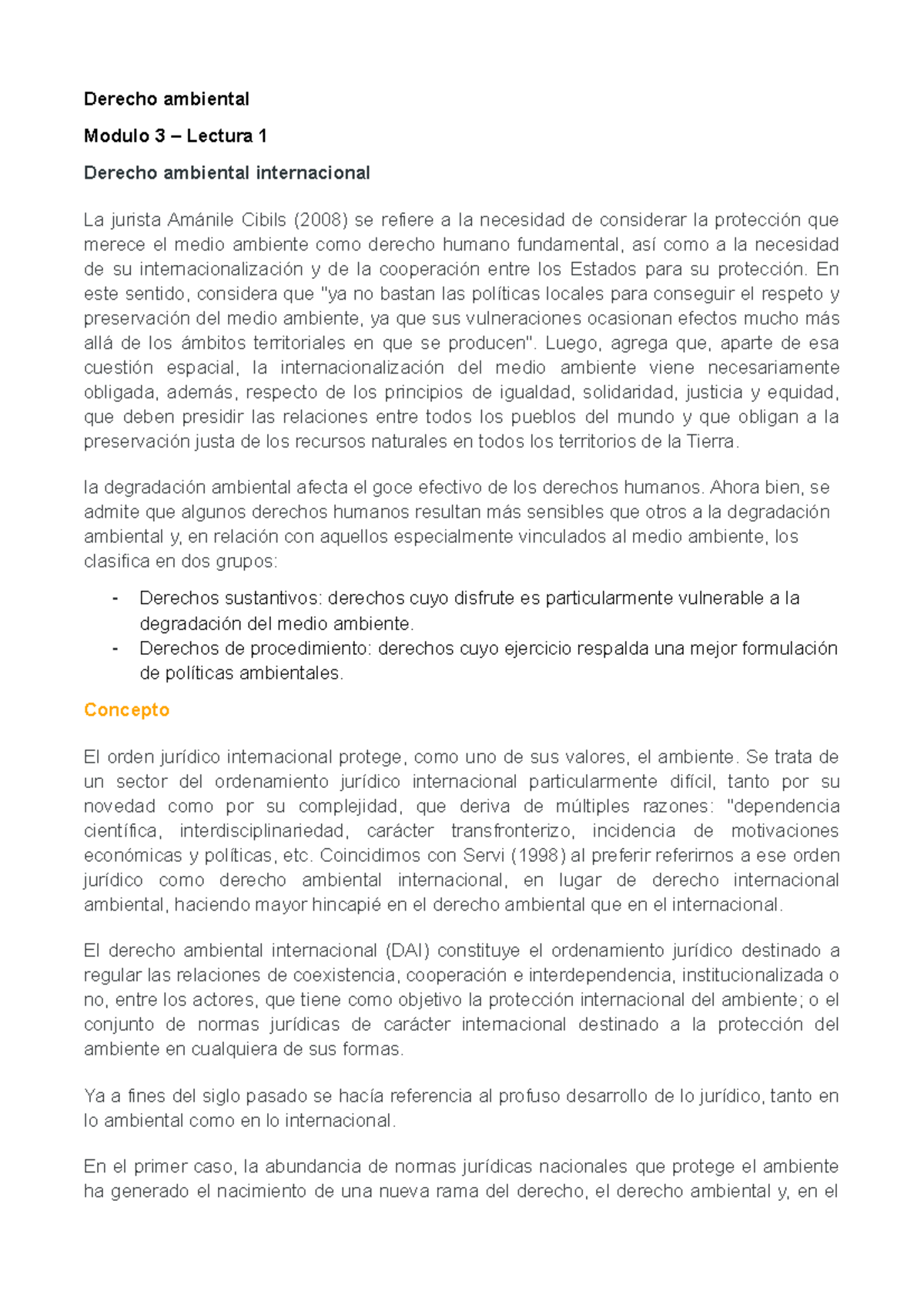 Derecho Ambiental M3 - Resumen Canvas M3 - Derecho Ambiental Modulo 3 ...