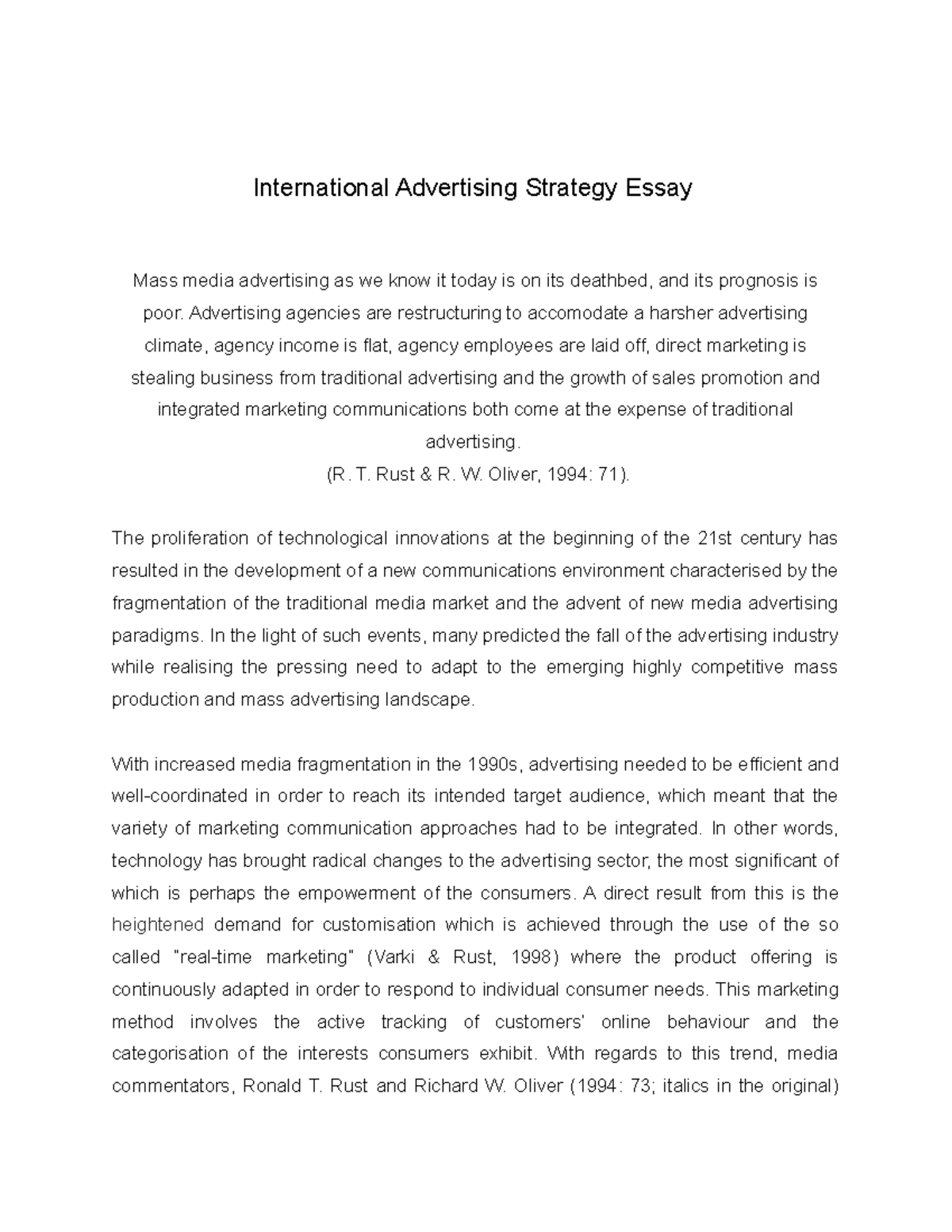 international-advertising-strategy-essay-advertising-agencies-are