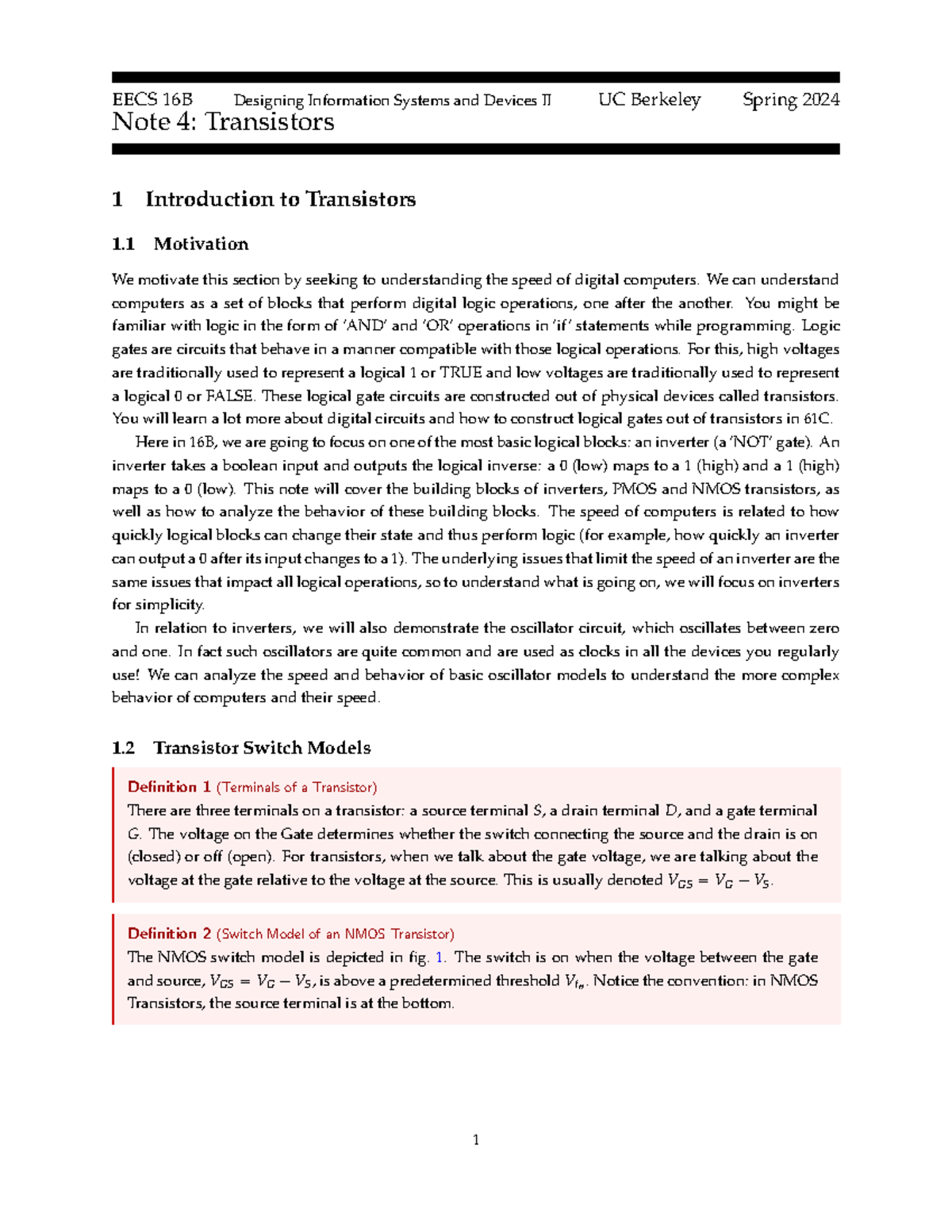 EECS16B Note 04 ads EECS 16B Designing Information Systems and