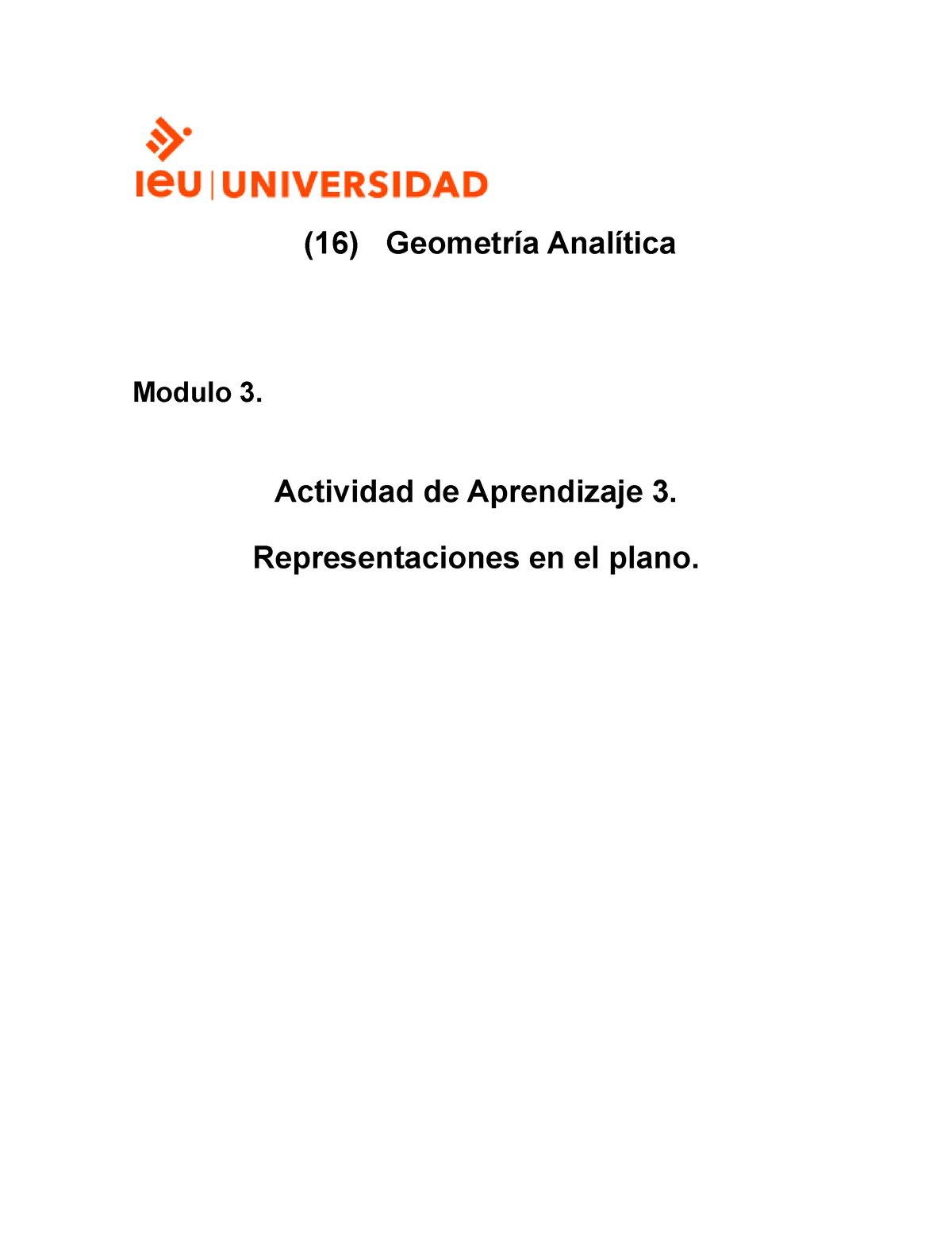 Geometria Analitica-M3-ADA3 - (16) Geometría Analítica Modulo 3 ...