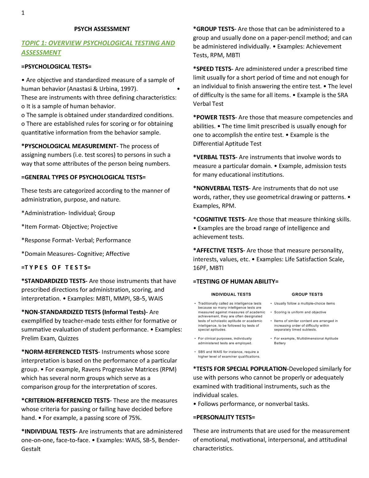 psychological-assessment-reviewer-psych-assessment-topic-1-overview