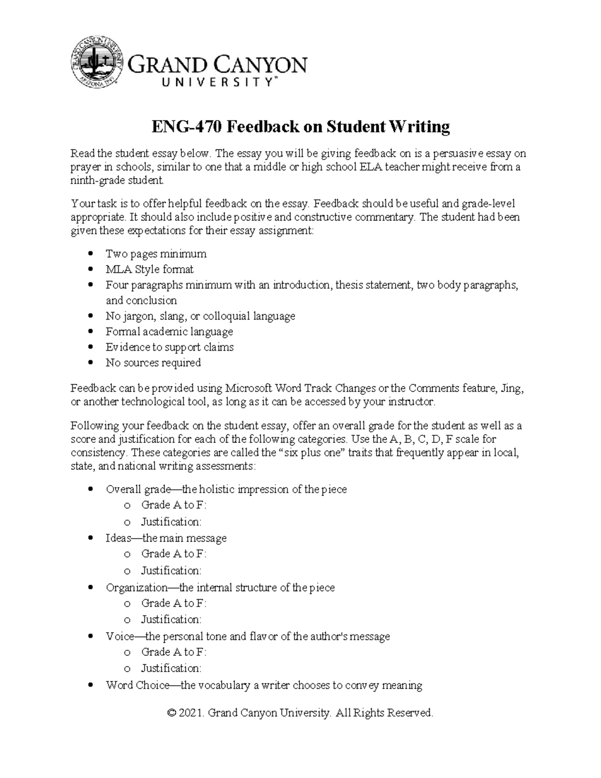 ENG-470-T8-Feedback on Student Writing - ENG-470 Feedback on Student ...