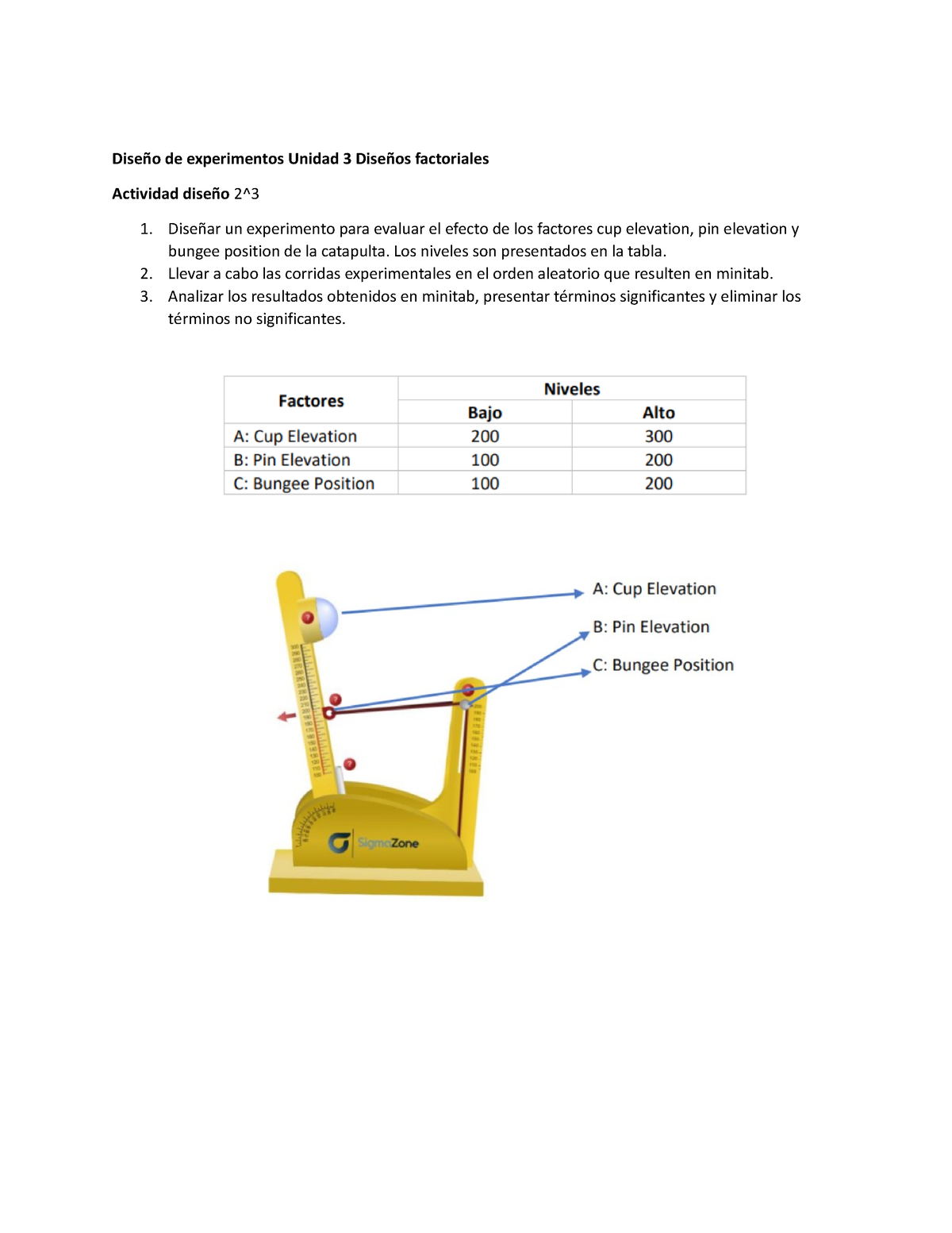 Ejercico 2^3 Diseños Factoriales - Diseño De Experimentos Unidad 3 ...