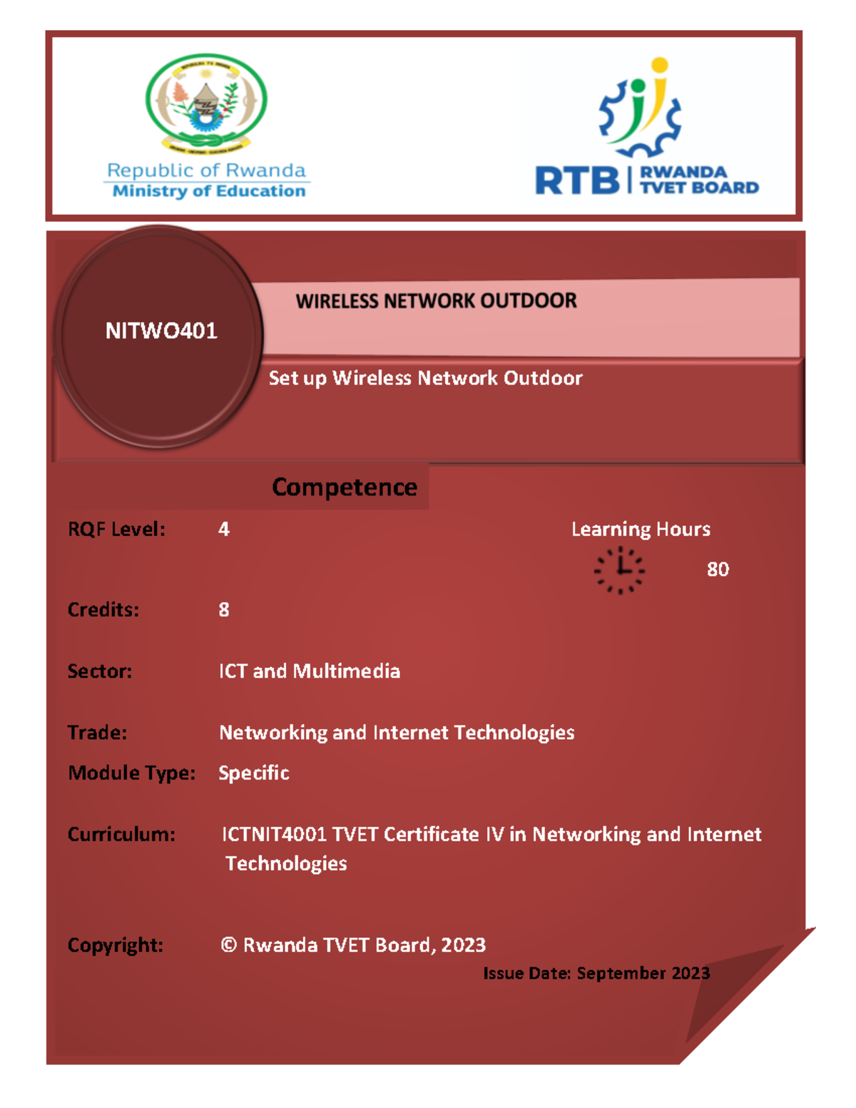 Nitwo 401- Wireless Network Outdoor - Set up Wireless Network Outdoor ...