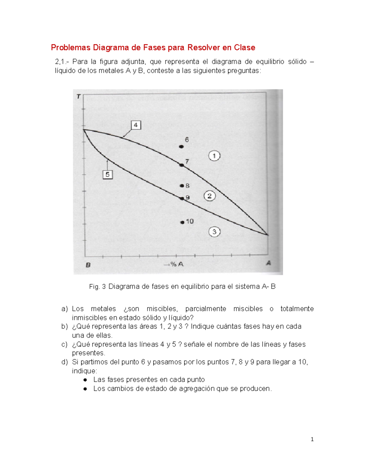 Seminario 2 Problemas Diagramas Fases - Problemas Diagrama de Fases ...