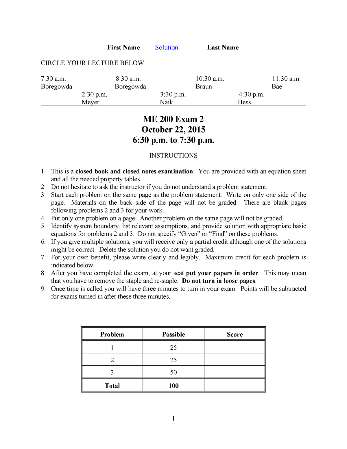 Final Exam Thermodynamic Sem 2  UTHM  Studocu